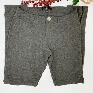 One 5 One Gray Heathered Knit Stretch Pants Size 8